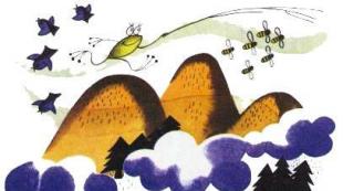 Rreth bretkosës ekscentrike (Si bretkosa e vogël dukej për babin) Tsyferov për ilustrimet e bretkosës ekscentrike
